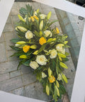Coffin Sprays - Roses with Lily’s
