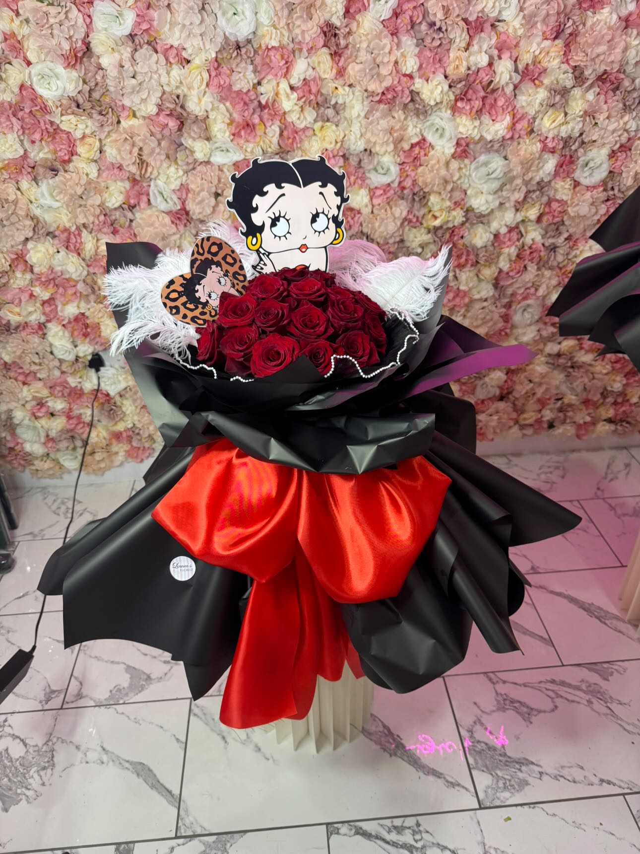 Betty Boop™ Luxe Red Rose Skirt Bouquet ❤️