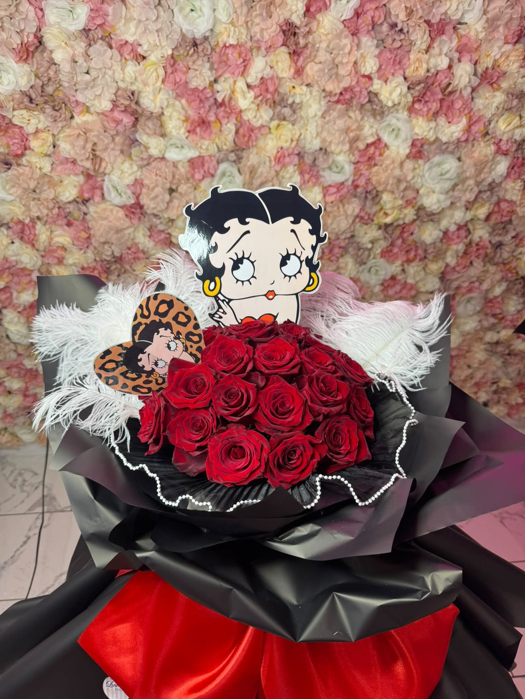 Betty Boop™ Luxe Red Rose Skirt Bouquet ❤️