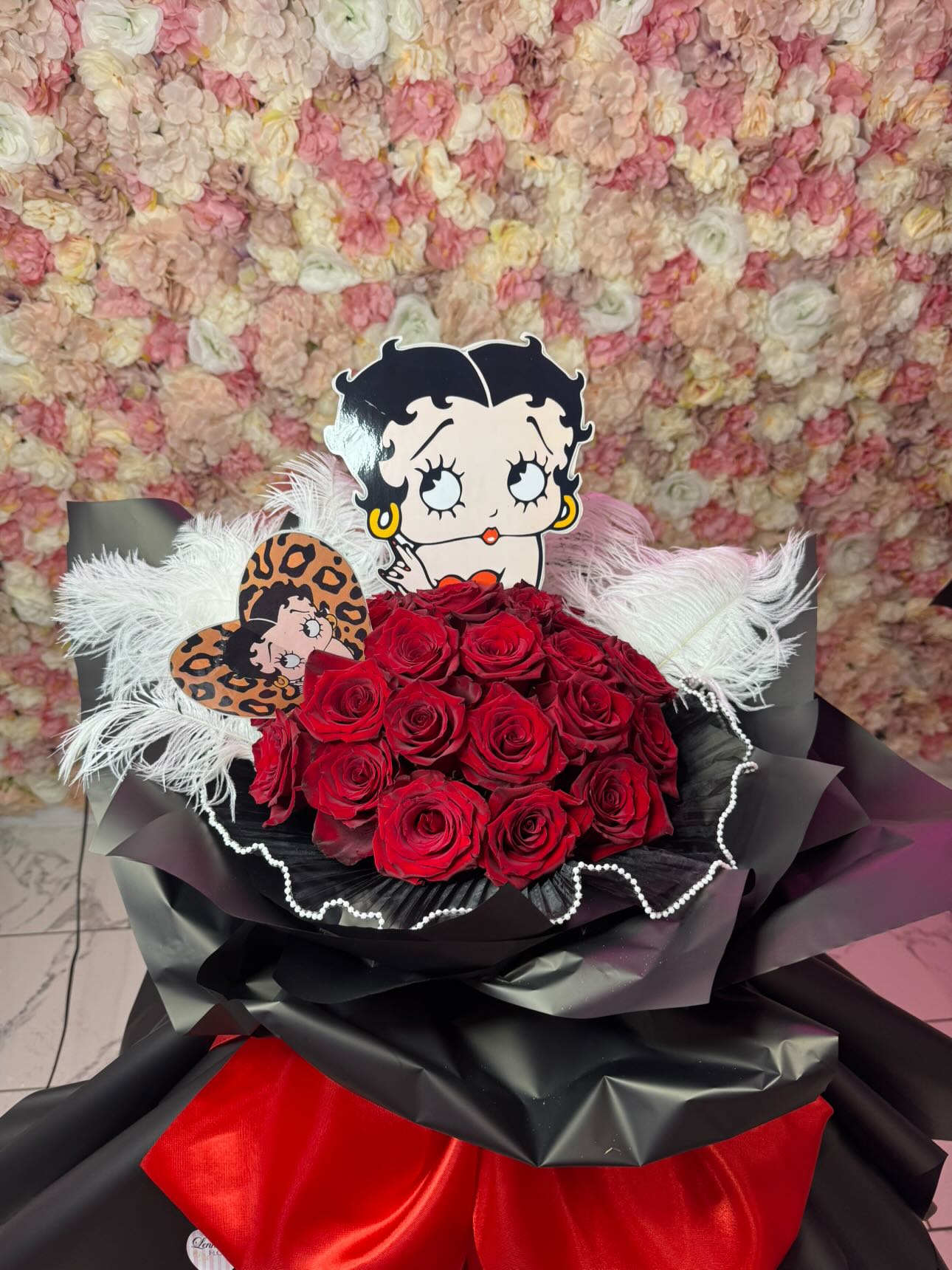 Betty Boop™ Luxe Red Rose Skirt Bouquet ❤️