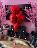 Red Love Heart Balloons