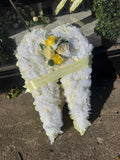 Angel Wings Funeral Tribute